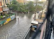 Ruas alagadas 