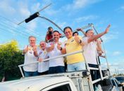Galba Novaes participa de carreata em Taquarana e reafirma compromisso com município
