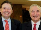 Rodrigo Rocha Loures e Michel Temer