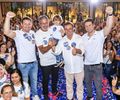 No topo de mais uma pesquisa com 43,6% para o Senado, Arthur Lira é aplaudido pelo povo de Arapiraca em megareunião com Lucas, Daniel e Luciano Barbosa