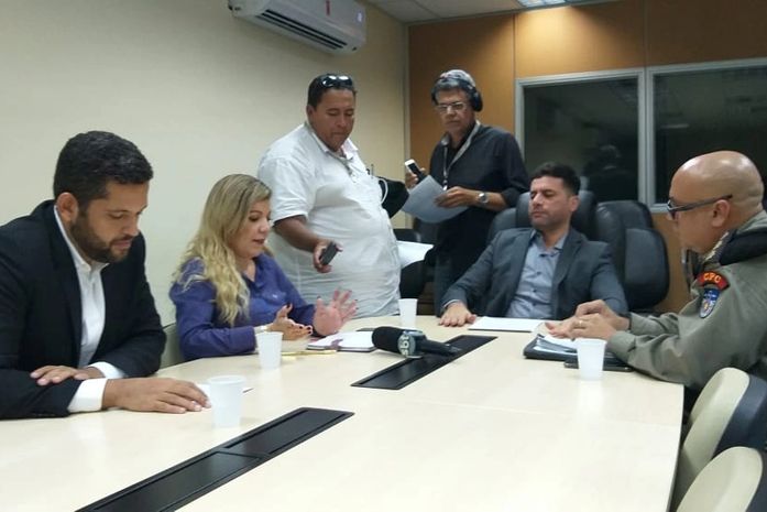 Coletiva de Imprensa na sede da SSP