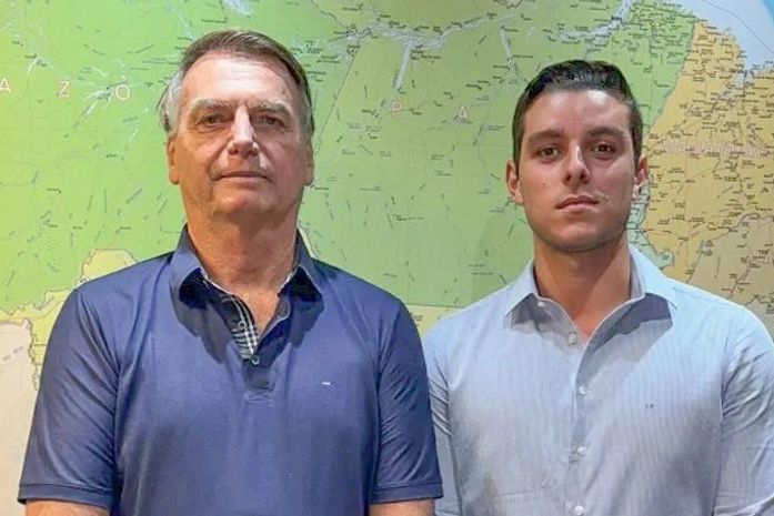 Bolsonaro e Caio Bebeto