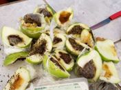 Maconha estava escondida no interior das maçãs