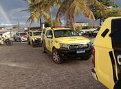 Viaturas da Força-Tarefa