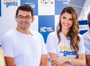 Ao lado do prefeito André, Marina Cândia leva 200 cirurgias de catarata para a população de Mar Vermelho