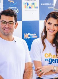 Ao lado do prefeito André, Marina Cândia leva 200 cirurgias de catarata para a população de Mar Vermelho