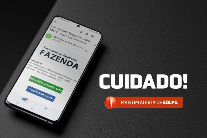 É falso que Sefaz-AL informe o resultado de premiações da NFC via e-mail