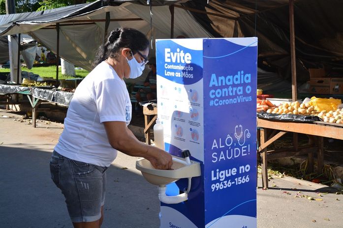 Coronavírus: Prefeitura de Anadia incentiva medidas de higienização das mãos com instalação de lavatórios