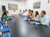 Prefeito Luciano recebe direção de mineradora chinesa que comprou MVV em Craíbas
