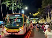 Iluminados, ônibus de Maceió animam ‘Natal de Todos Nós’ com direito a tour gratuito