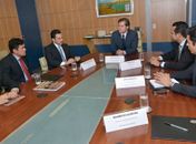 Ministro e representantes da ABVAQ