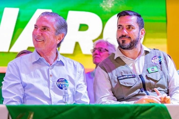Fernando Collor e Leonardo Dias