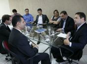 Governador eleito Renan Filho com executivos da Shift Energy (Foto: Divulgação)