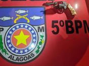 Revólver apreendido pela Base Comunitária do Selma Bandeira