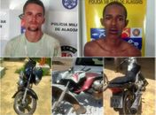 Quadrilha suspeita de roubo de motos é presa