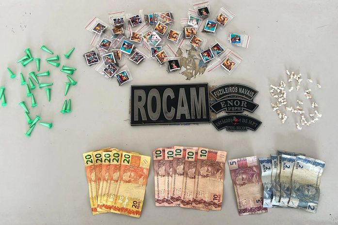Abordagem da PM em Arapiraca termina com prisão e apreensão de drogas
