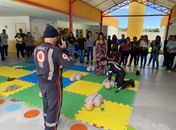 Socorristas do Samu Alagoas realizam cursos de primeiros socorros para profissionais da rede infantil de ensino
