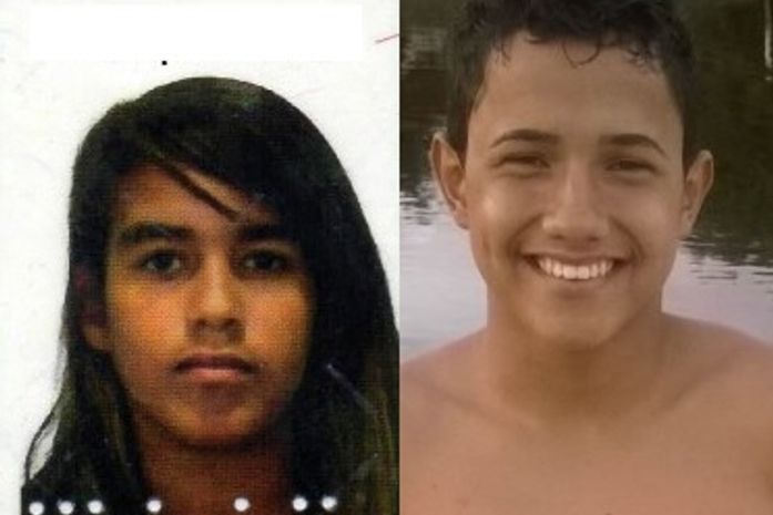 Fotos dos jovens desaparecidos em Marechal Deodoro