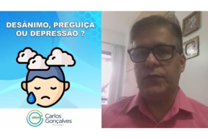 Psicólogo Carlos Gonçalves aborda o tema ; desânimo,preguiça ou depressão ?
