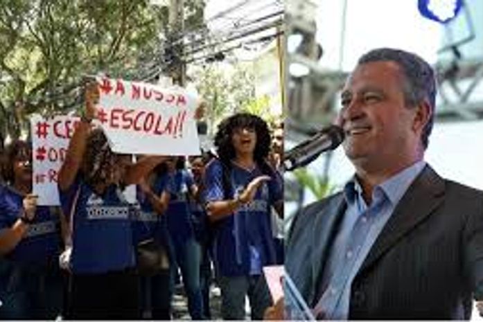 O governador Rui Costa, da Bahia de São Salvador, quer vender uma escola pública para a iniciativa privada.