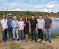 Equipe do Sebrae Alagoas realiza visita técnica à propriedade de viveiros de camarão