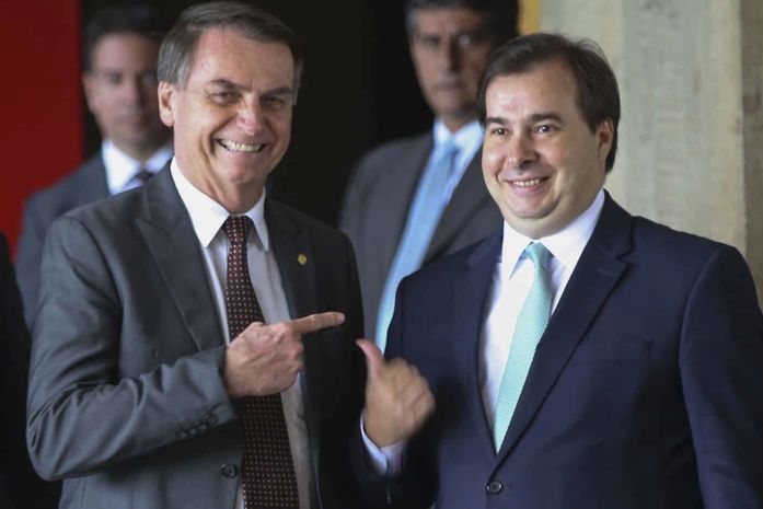 Bolsonaro e Maia