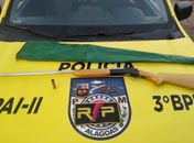 Em ações distintas, PM apreende armas em Limoeiro de Anadia e Marechal Deodoro
