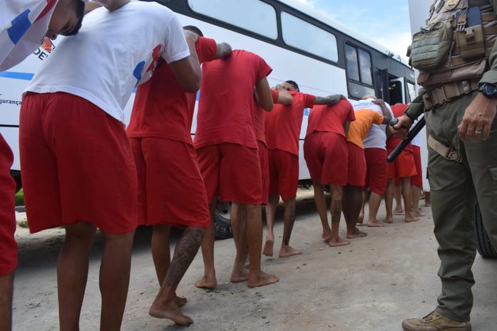 Polícia Penal deflagra uma das maiores operações já realizadas e transfere reeducandos do sistema prisional