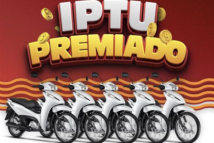 IPTU Premiado em Penedo vai sortear cinco motos Honda Biz