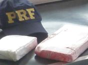 Droga apreendida pelos agentes da PRF