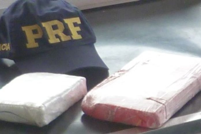 Droga apreendida pelos agentes da PRF