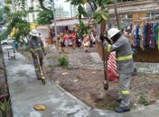 Praça Lions vai ganhar iluminação cênica com piso estrelado