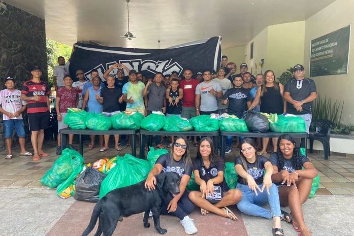 Ação Social: alimentos arrecadados em eventos esportivos são doados a comunidades em Arapiraca