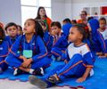 Centenas de famílias celebram chegada de novo Gigantinhos Bilíngue no Benedito Bentes
