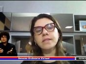 Deputada Jó Pereira em sessão online
