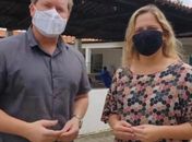 Jeannyne e Marx visitam Centro de Triagem em Jequiá da Praia