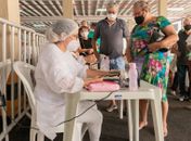 Ponto de vacinação do Maceió Shopping passa a funcionar na área interna a partir desta segunda (18)