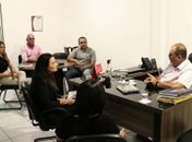 Imprensa Oficial Graciliano Ramos recebe controladora-geral em campanha contra assédio moral