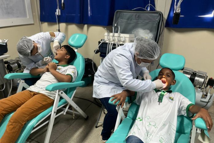 Com consultório móvel nas escolas, Saúde de Branquinha tem realizado diversas ações de prevenção