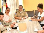 Reunião define reforço no policiamento ostensivo de Guaxuma a Ipioca