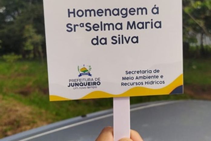 Prefeitura de Junqueiro presta homenagem às vítimas de Covid-19 com plantio de árvores no município; veja vídeo