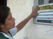 Locais foram interditados
