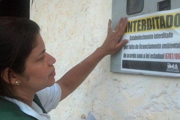 Locais foram interditados