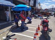 SMTT Arapiraca revitaliza 130 pontos de taxistas e mototaxistas no centro da cidade