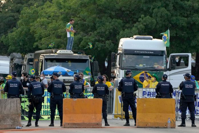 Protesto dos Caminhoneiros