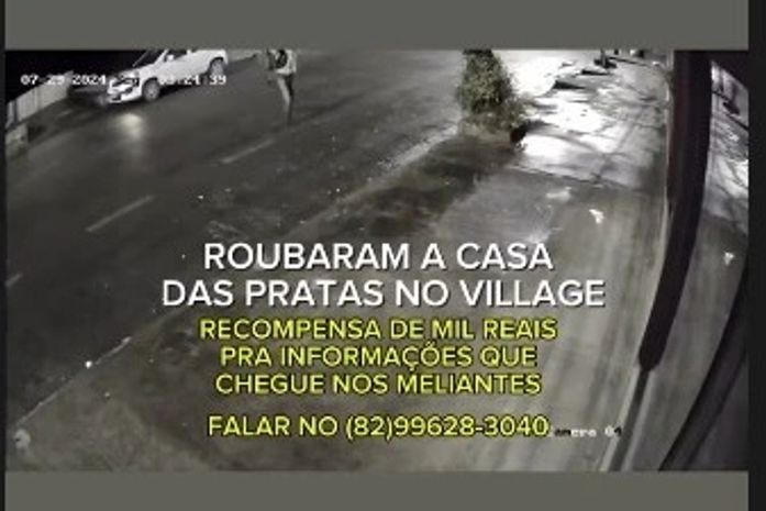 Proprietária de joalheria assaltada em Maceió oferece recompensa por informações dos criminosos