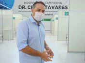 Governador Renan Filho no Hospital de campanha