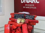 Polícia apreende cerca de 70 Kg de maconha