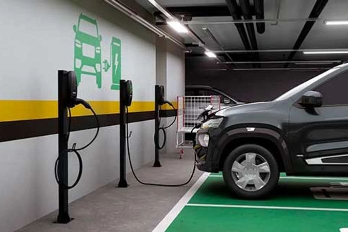 Carregador de veículo elétrico