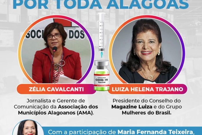 AMA promove live com idealizadora do projeto Unidos pela Vacina